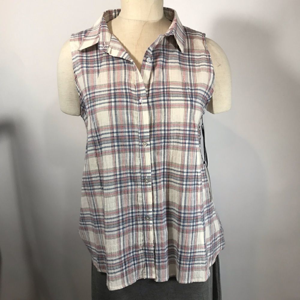 Doe & Rae Sleeveless Tunic, Sz M
